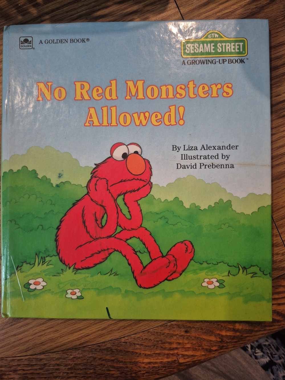 Sesame Street No Red Monsters Allowed! Children's Book - Red